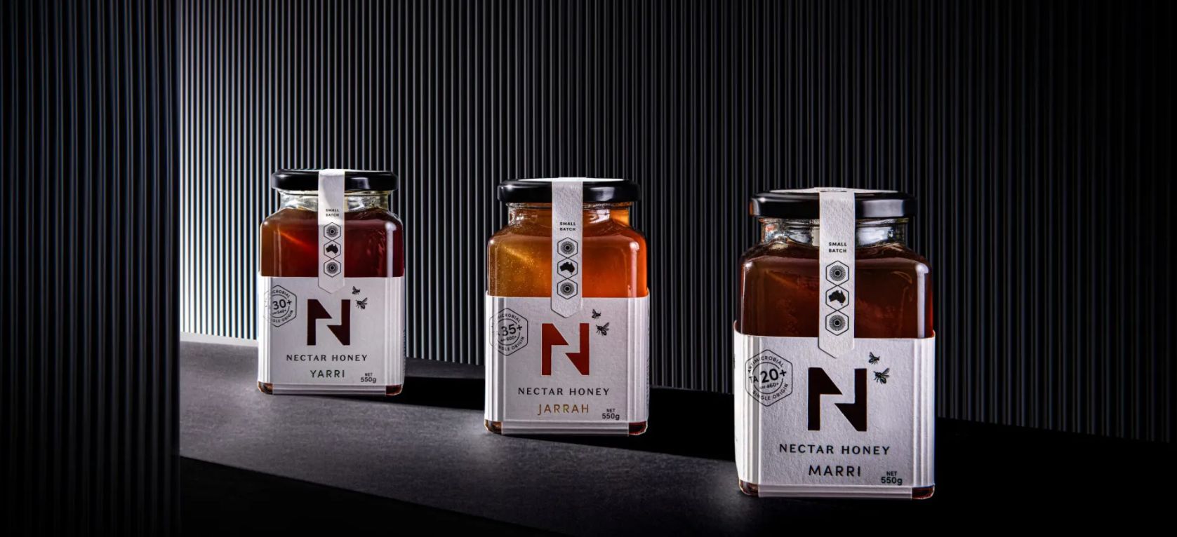 Dessein 設(shè)計(jì)的 Nectar Honey 高端蜂蜜包裝設(shè)計(jì)：以極簡主義的優(yōu)雅提升