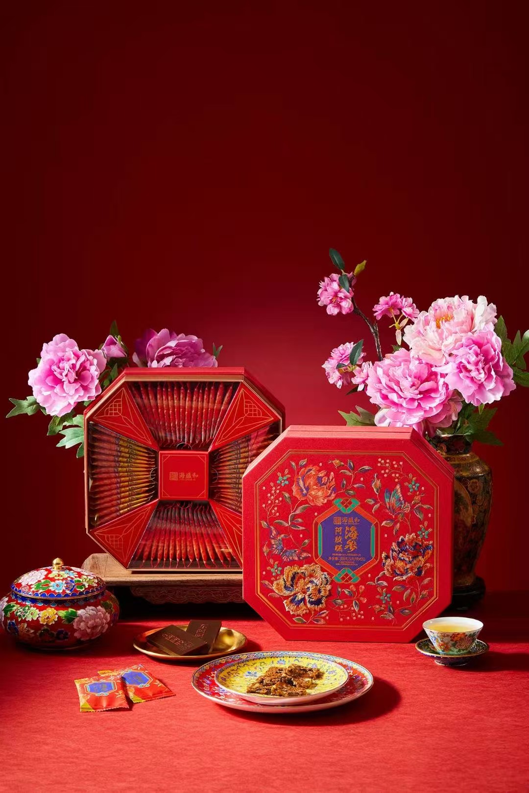 北京西林設(shè)計(jì)X海盛和海參阿膠糕禮盒包裝設(shè)計(jì)創(chuàng)新